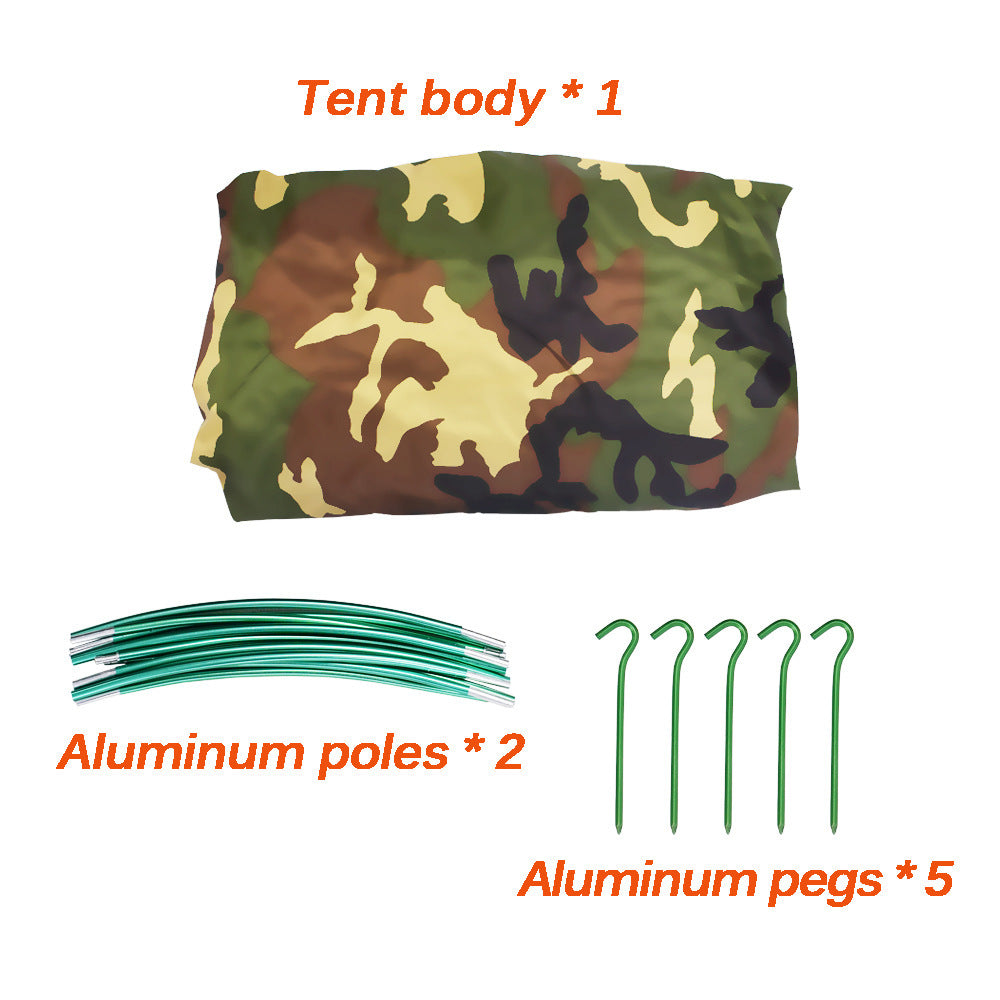 Easy To Build Lightweight And Windproof Bivy Tent With Waterproof Coating