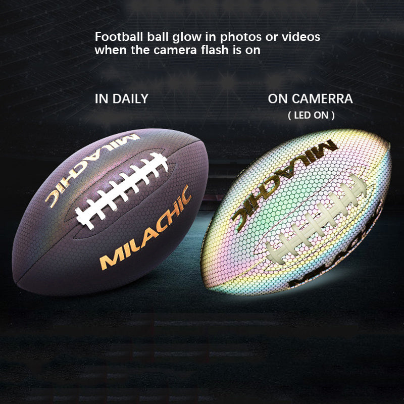 Luminous Fluorescent Reflective Football