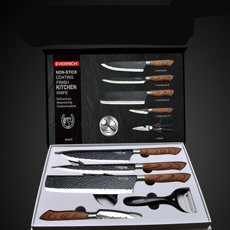 Stainless steel kitchen knife combination knife