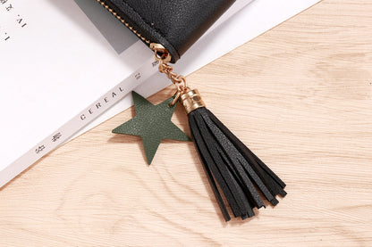 Women's Leather Card Bag Korean Version