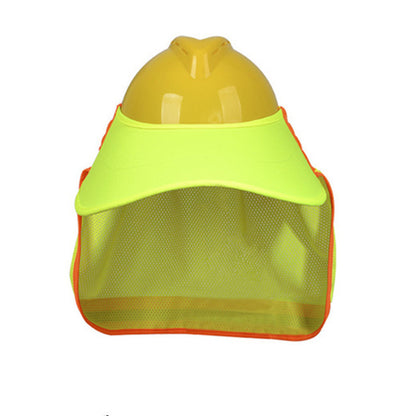 Sun Visor Curtain With Anti-glare And Anti-ultraviolet Large Brim With Safety Helmet