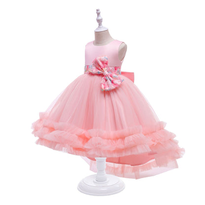 Princess Dress Girl Flower Girl Wedding Dress Catwalk Trailing Dress