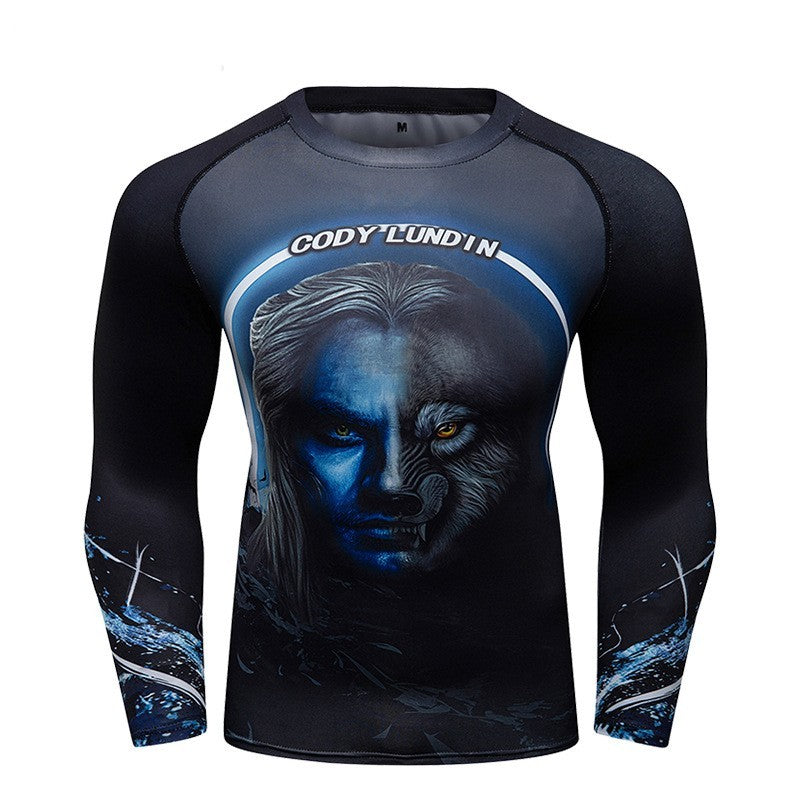 Men's Elastic Breathable Running Fitness Suit