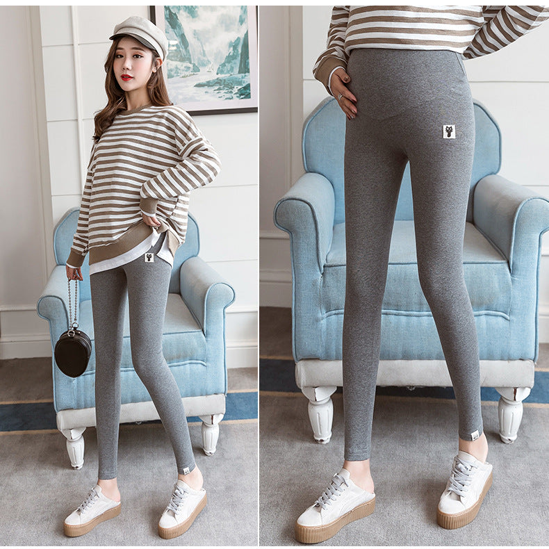 Maternity Leggings Fleece-lined Outer Wear