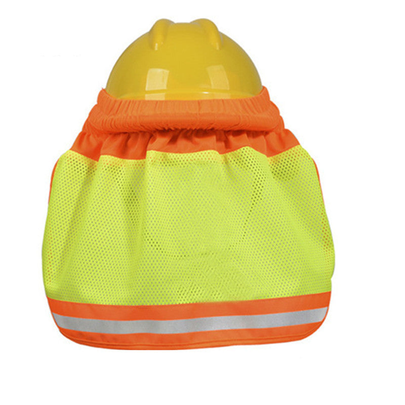 Sun Visor Curtain With Anti-glare And Anti-ultraviolet Large Brim With Safety Helmet