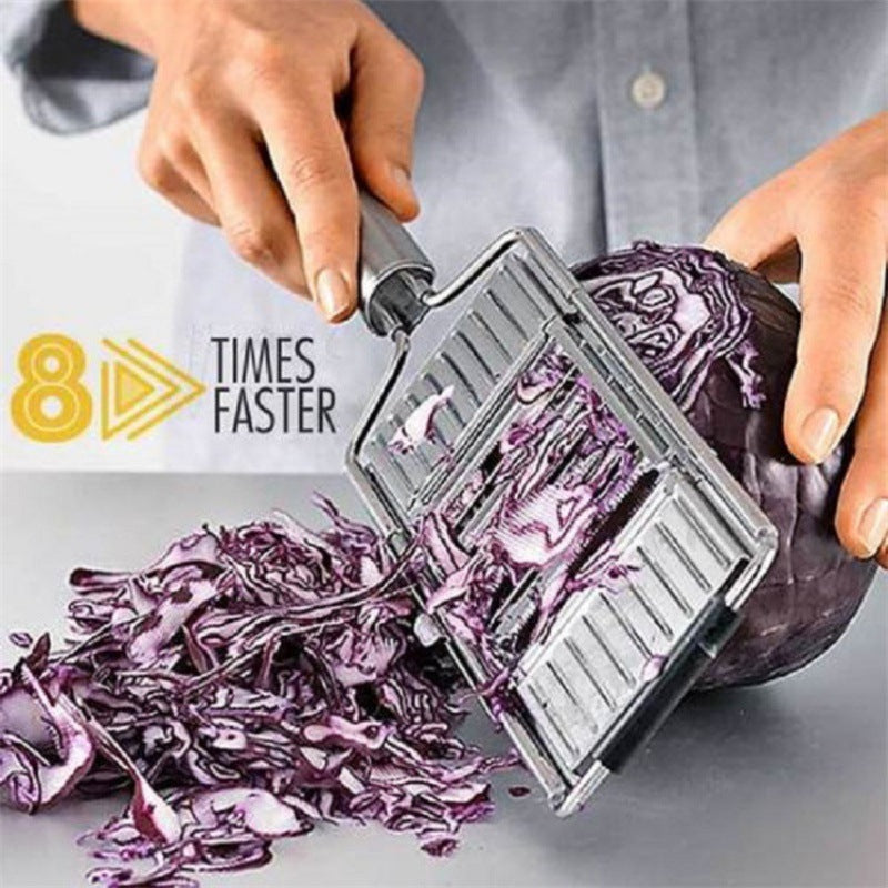 Stainless Steel Multifunctional Manual Chopper Shredding Machine Slicer Stainless Steel Kitchen Tool