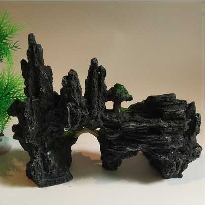 Simulation resin rockery