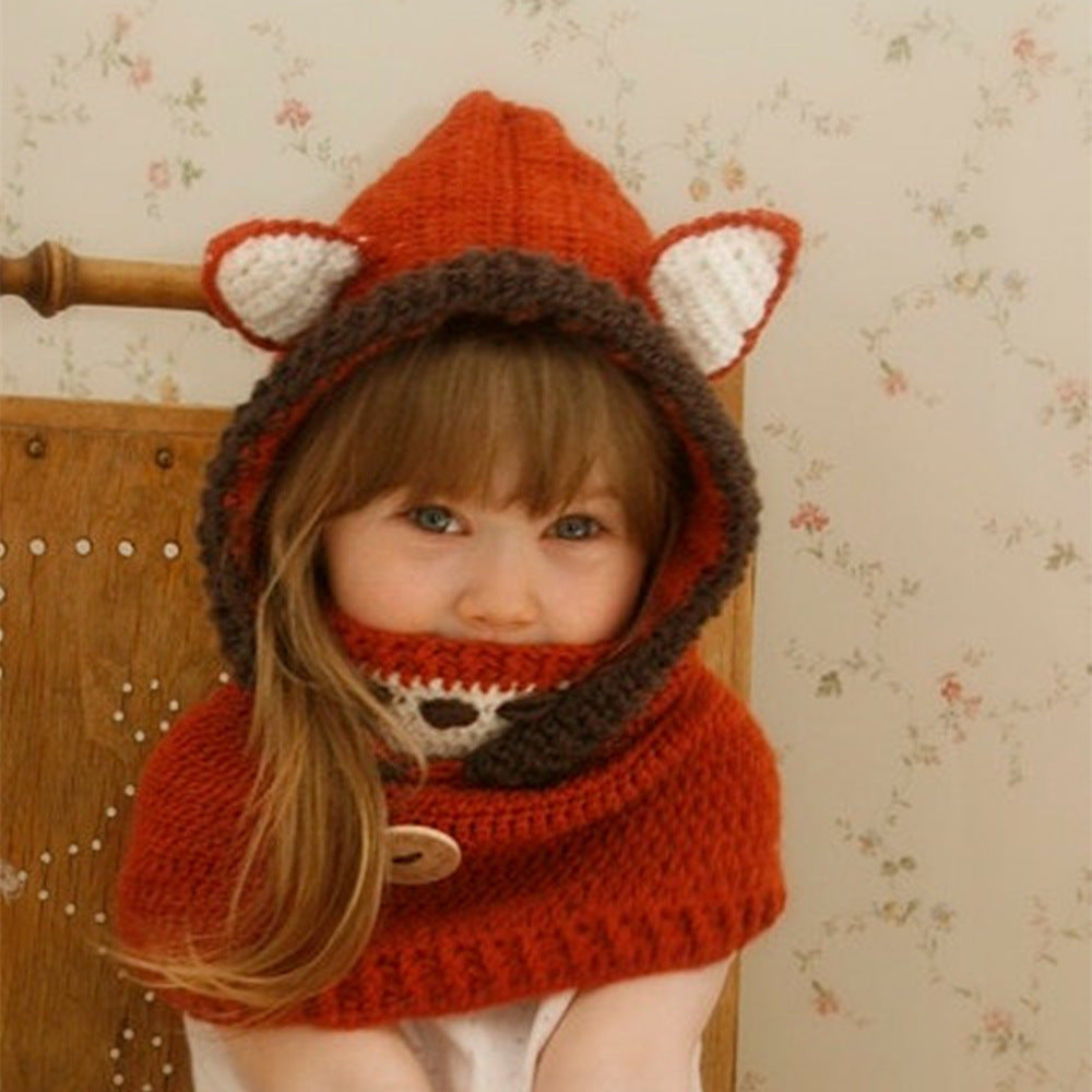 Warm woolen baby hat