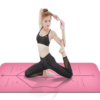 Rubber yoga mat