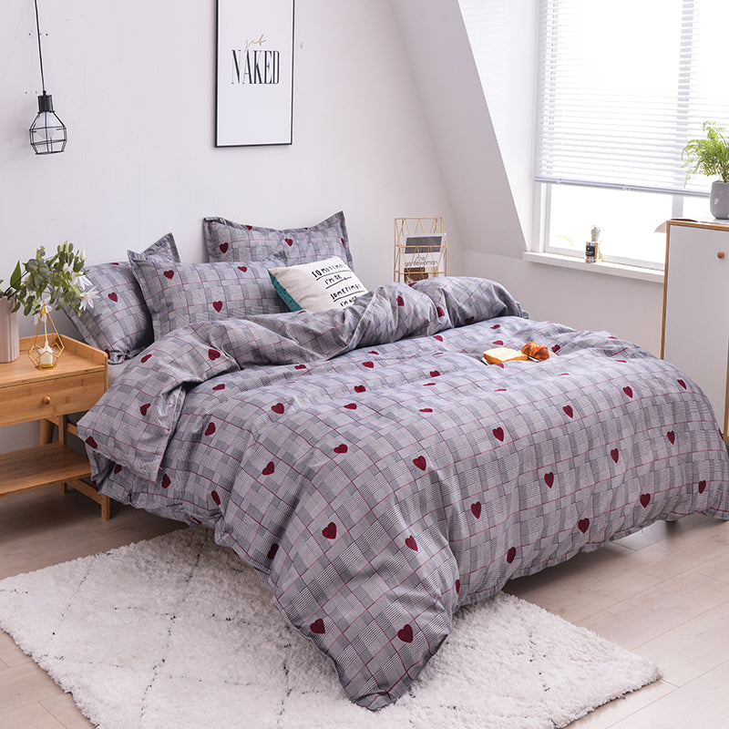 Scandinavian Style Simple Duvet Cover Single Bed