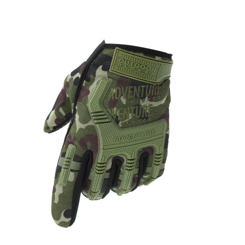 Camouflage full finger gloves