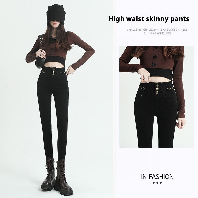 Women's High Waist Tight Ankle-length Pencil Pants