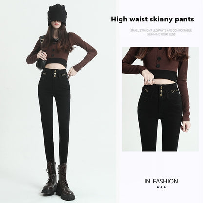 Women's High Waist Tight Ankle-length Pencil Pants