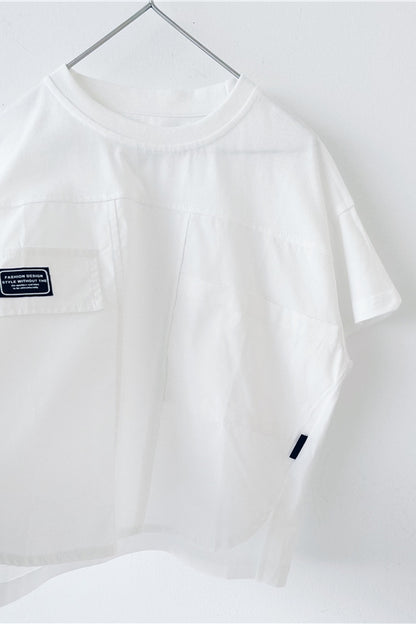 Summer Boys White Short Sleeve T-Shirt Top