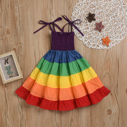 Skirt Rainbow Stripe Dress