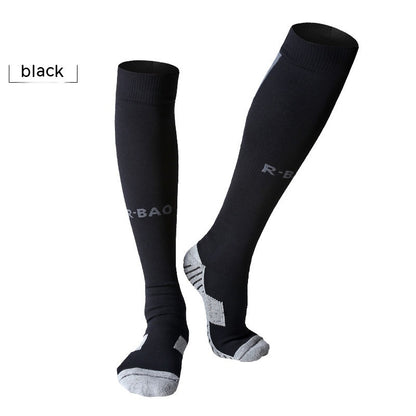 Towel Bottom Long Soccer Socks Ankle Support Protection Calf