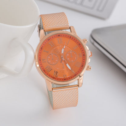 Ladies Watch Silicone Mesh Belt