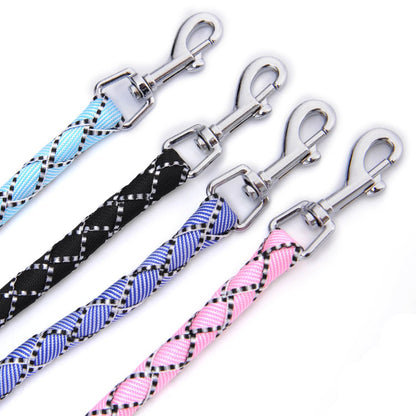 Colorful nylon striped braided rope