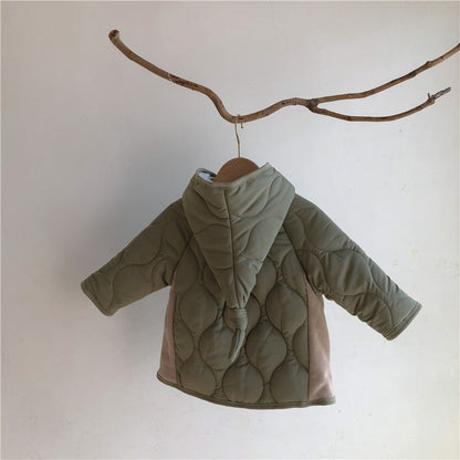 Autumn And Winter Fleece Baby Outing Clothes Children's Coat