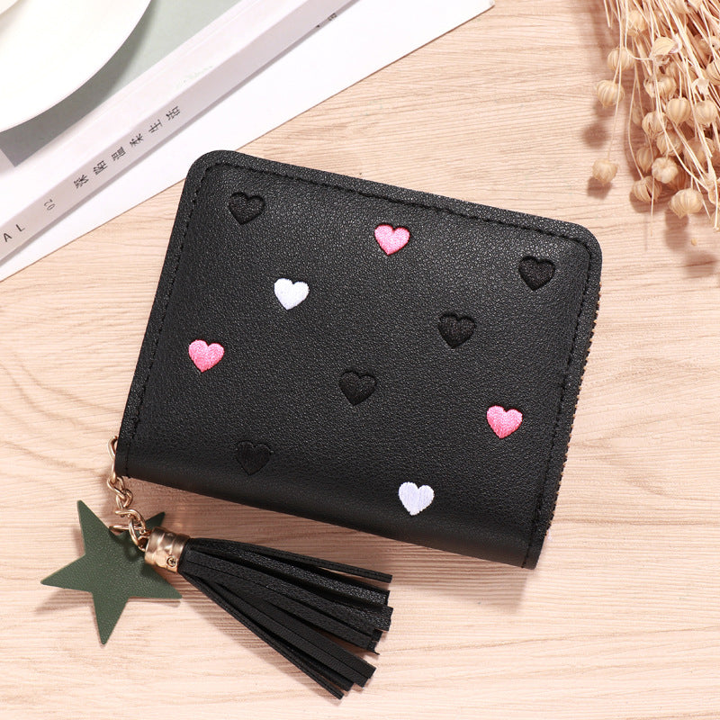 Women's Leather Card Bag Korean Version