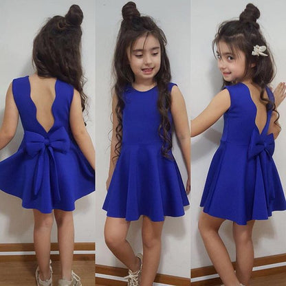 Bow girl princess dress