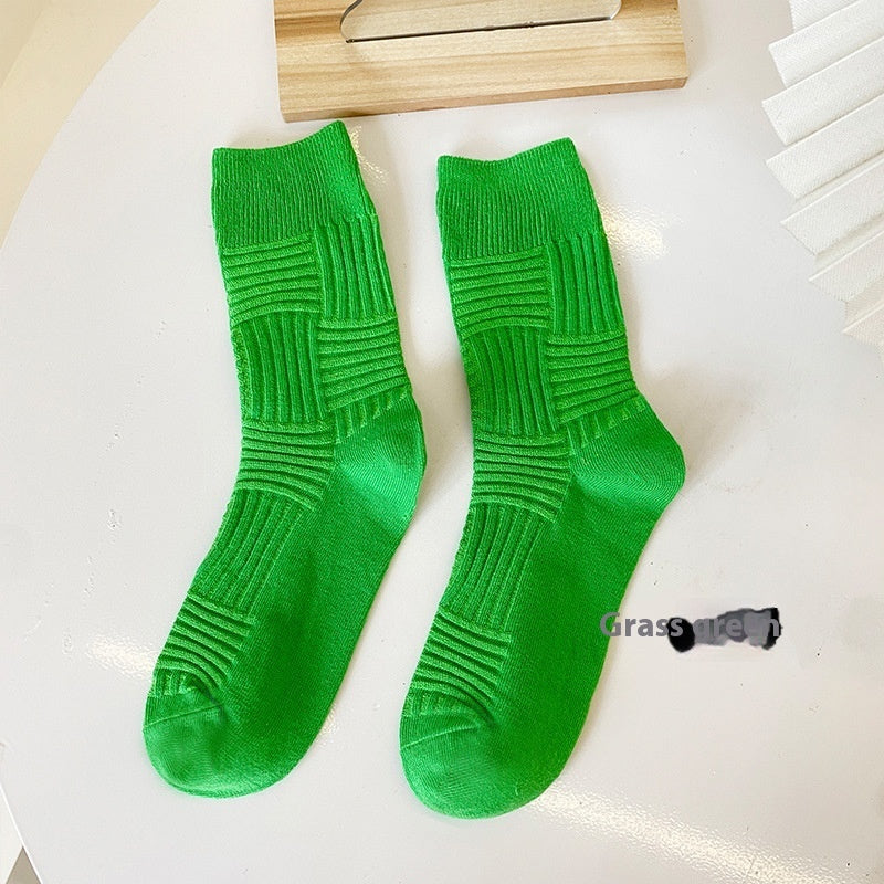 Women's Breathable Wicking Solid Color Socks