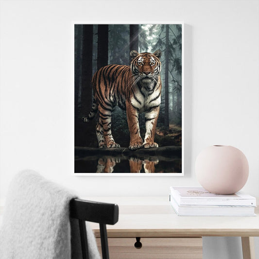 Painting Full Diamond Embroidery Animal Tiger Poster Rhinestone Cross Stitch Kit