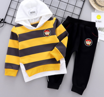 Children's wear baby suit children's striped suit