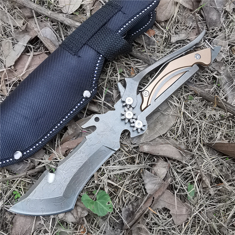 Mechanical Tools Knife Vehicle Camping Meat Cutting Straight Knife