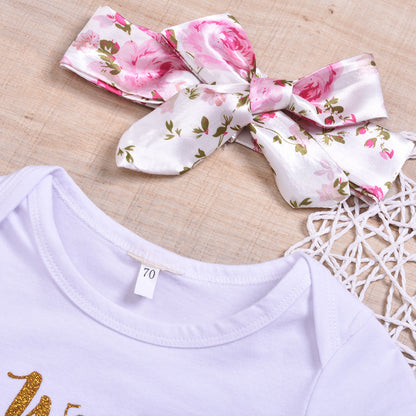 Baby girl summer suit