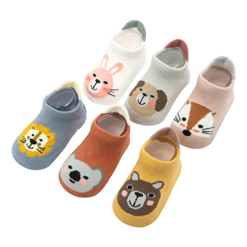 Three-dimensional Cartoon Baby Baby Non-slip Floor Socks