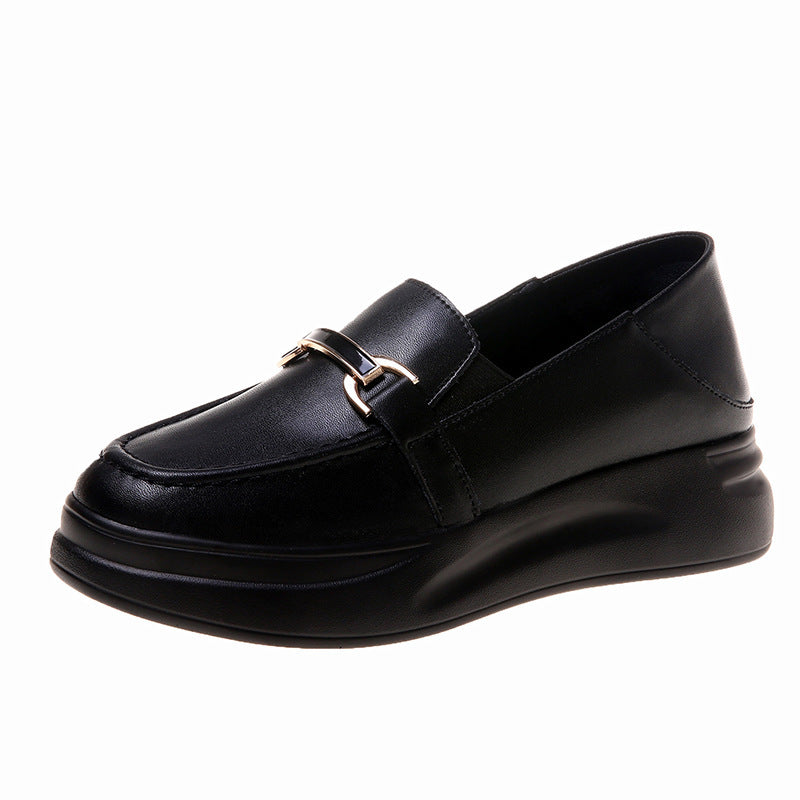 Thick-soled Heightened Slip-on Shoes