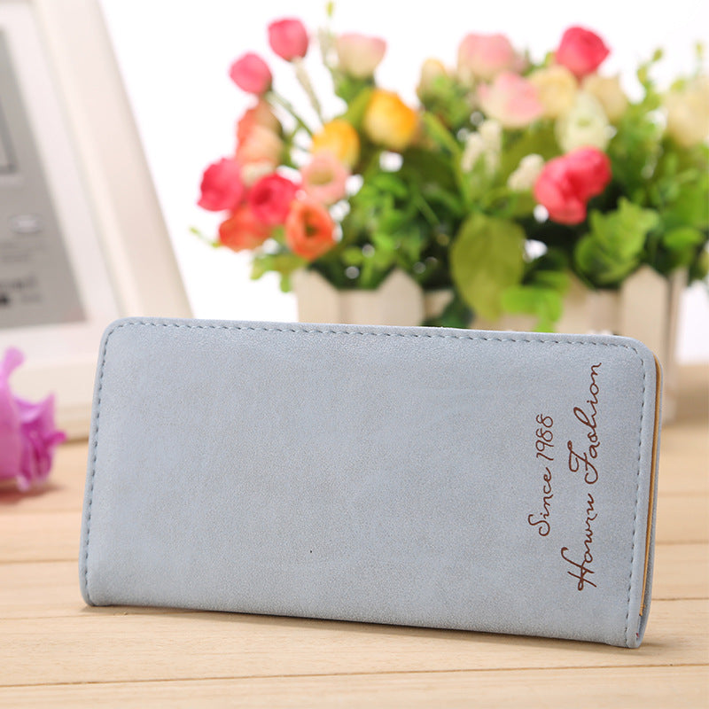 Women's Mid-length Korean-style Frosted Wallet