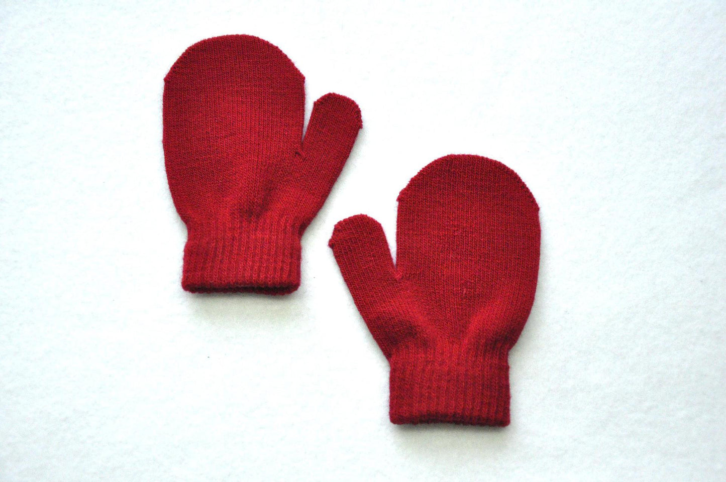 Children's Winter Warm Gloves Knitted Bag Baby Gloves