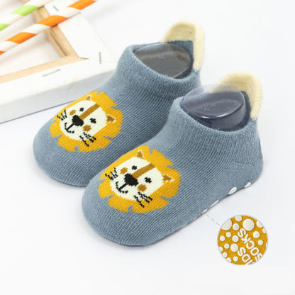 Three-dimensional Cartoon Baby Baby Non-slip Floor Socks