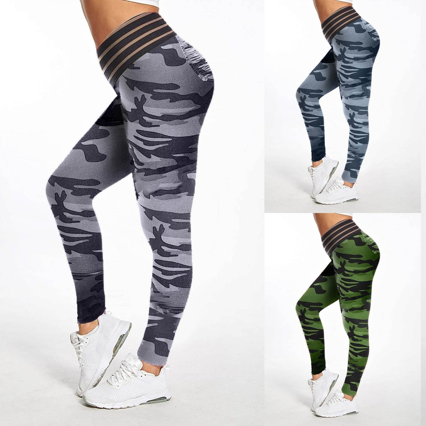 Women's Trousers Camo Printed Yoga Pants