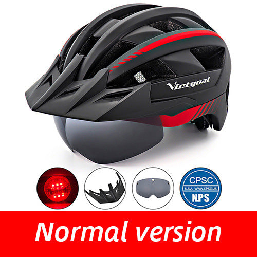 Driving helmet LED USB rechargeable bicycle helmet