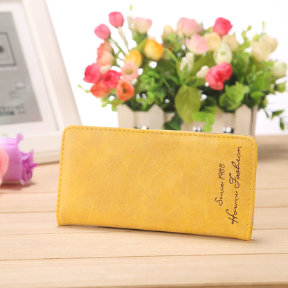 Women's Mid-length Korean-style Frosted Wallet