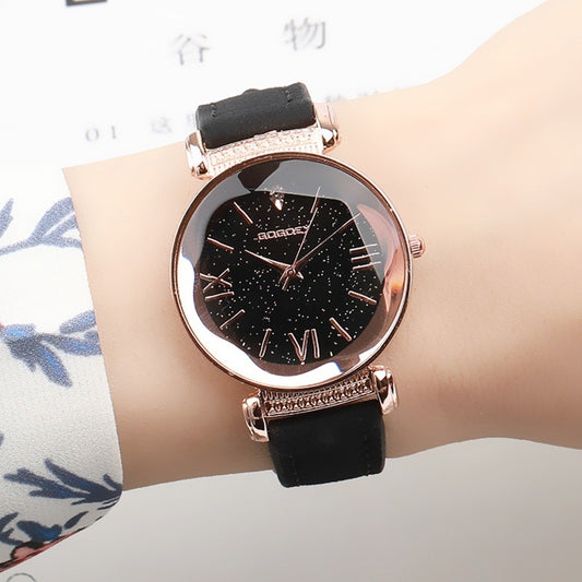 Starry sky female watch