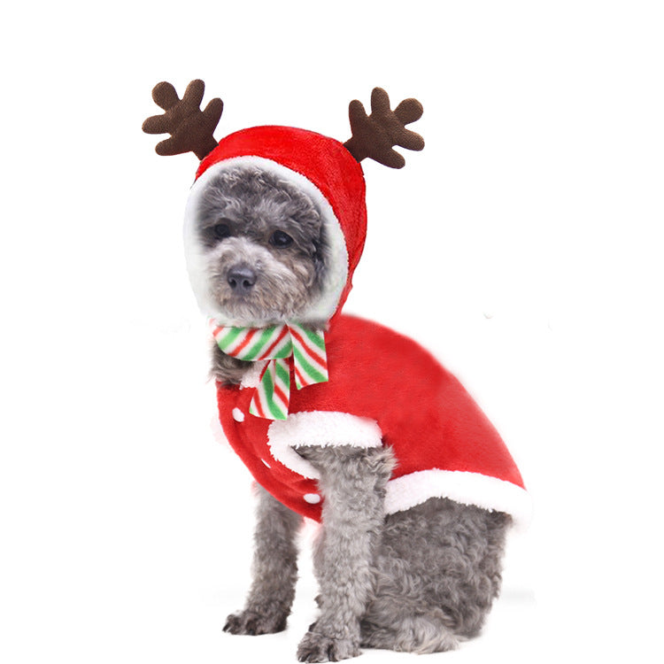 Christmas Poppy Dog Costume Santa Elk Winter Cute Christmas Tree Lovely Deer Sweater