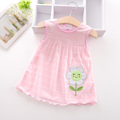 0-1 years old baby dress dress baby skirt cotton original skirt