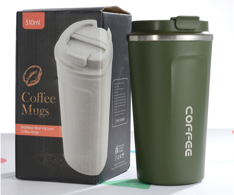 Travel Office Car Stainless Steel Thermal Vacuum Coffee Mug