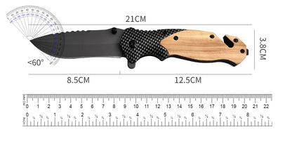 Outdoor Moonlight Folding High Hardness Sharp Camping Multi-function Knife