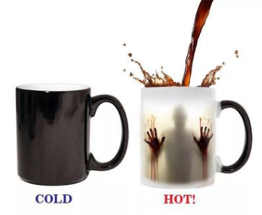 Color Changing Mug Ceramic Thermosensitive Coffee Cup