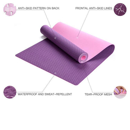 Tasteless and antiskid fitness dance yoga mat