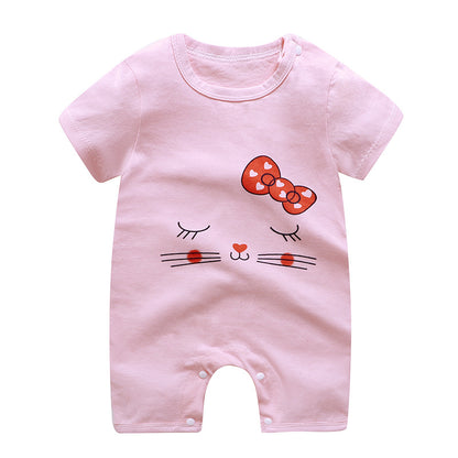 Children's Short-Sleeved Baby Romper Jumpsuit Romper