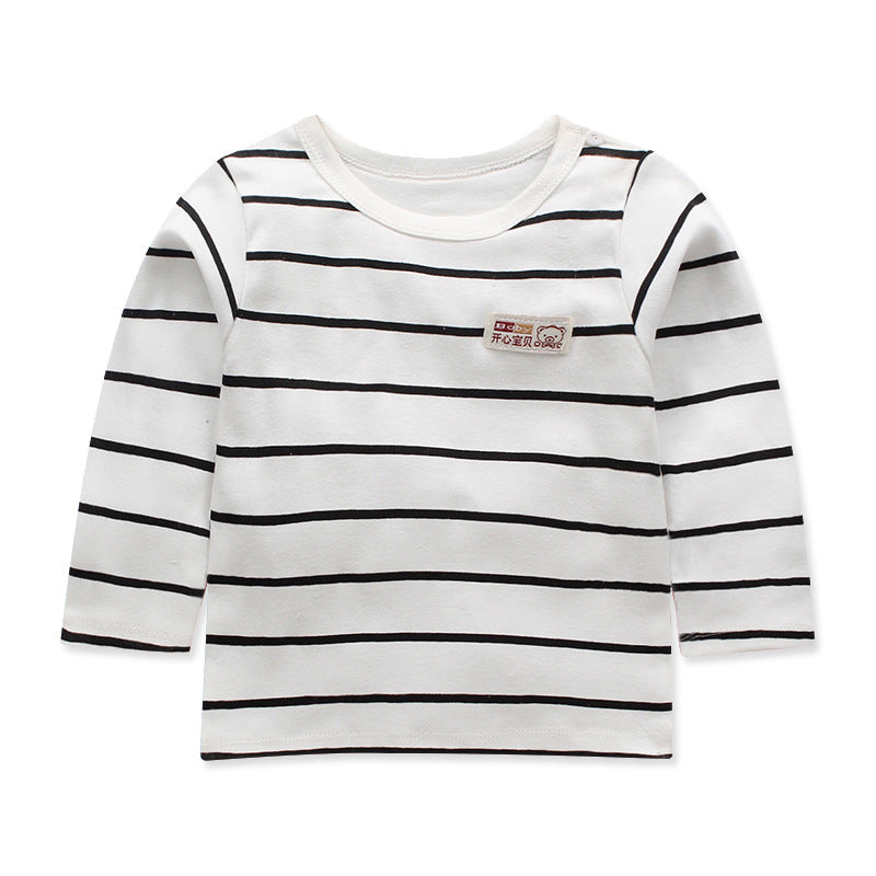 Children's Long-sleeved T-shirt Cotton Single Top