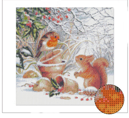 Squirrel Animal Diamond Embroidery Cross Stitch