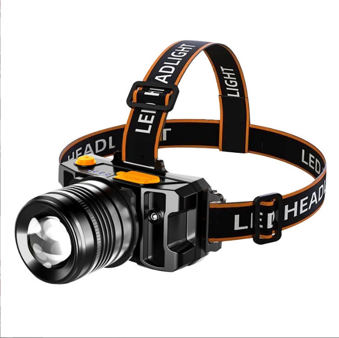 USB Charging Led Outdoor Fishing Headlight