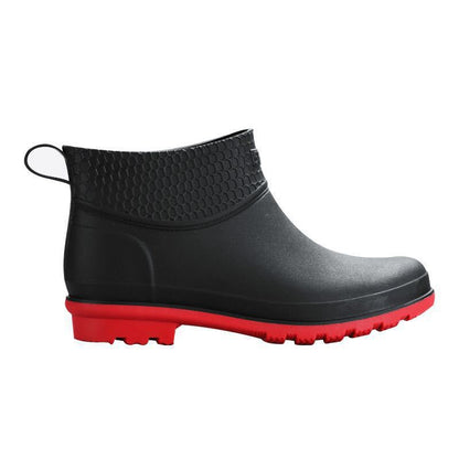 Anti-smashing And Anti-stab Wound In-tube Steel-soled Rain Boots Water Shoes